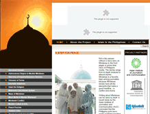 Tablet Screenshot of muslimmindanao.ph